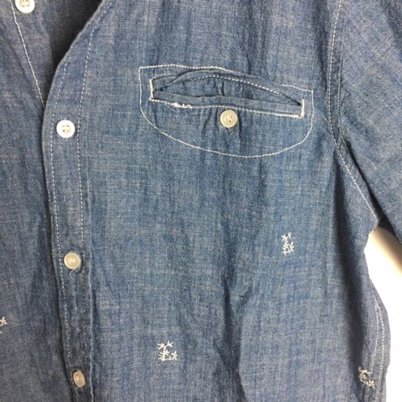 LRG Woven Collection Palm Tree Short Sleeve Shirt - Picture 11 of 13